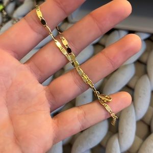 Oak and fort bracelet gold chain